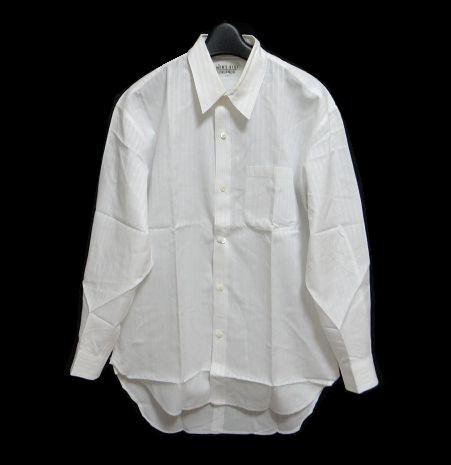 Men's BIGI「M」ピンストライプシャツ (Pin-stripe shirt) メンズビギ