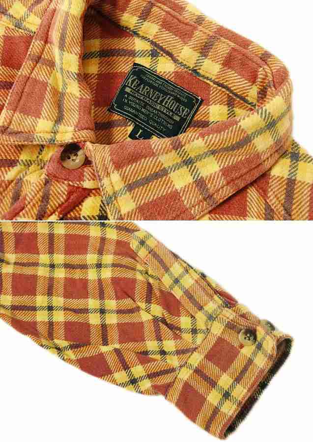 KEARNEY HOUSE「L」タータンチェックネルシャツ (Tartan check