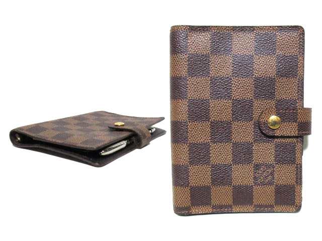 LOUIS VUITTON ルイヴィトン ダミエ システム手帳 ボールペン付 (ルイビトン) 065591【中古】｜au PAY マーケット