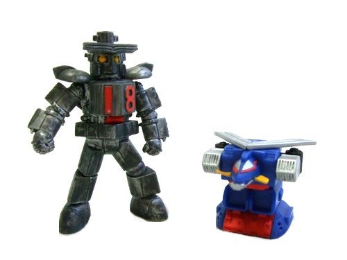 新品同様 廃盤 東映ロボット列伝 HG 1998 ワンエイト 大鉄17(戦闘モード) フィギュア 2体セット (石の森章太郎)  066470【中古】｜au PAY マーケット