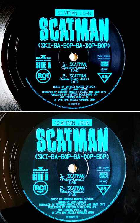 SCATMAN JOHN SCATMAN (SKI-BA-BOP-BA-DOP-BOP) (アナログ盤レコード SP LP)  066582【中古】｜au PAY マーケット