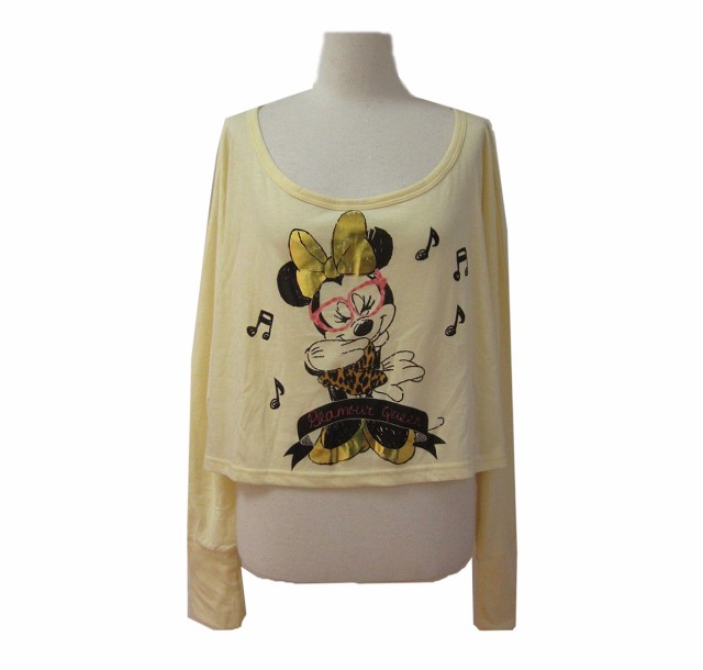 Disney Wide Silhouette T Shirt ディズニー ワイドシルエット ｔシャツ ミッキーマウス ミニーマウス 中古 の通販はau Pay マーケット Jimu