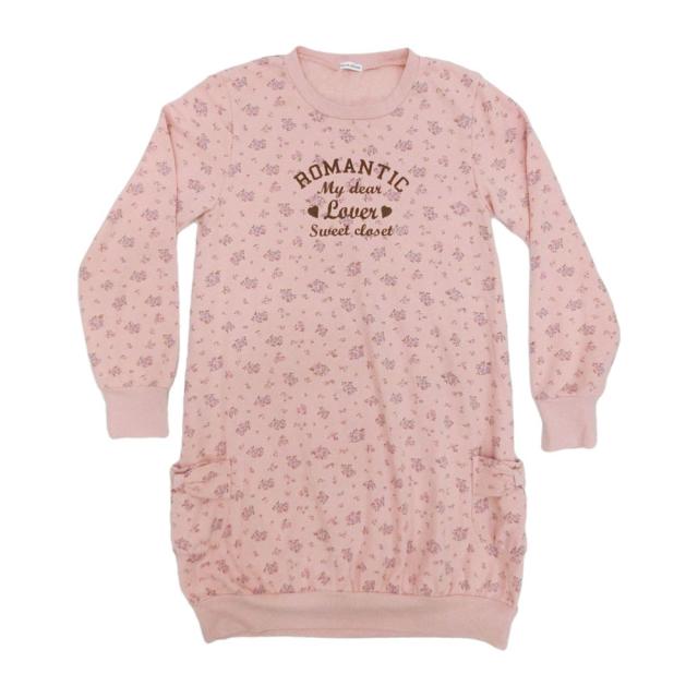 Gita Collection ジータ コレクション 160 ペールピンク 花柄 ビッグシルエット スエット ワンピース 中古 の通販はau Pay マーケット Jimu