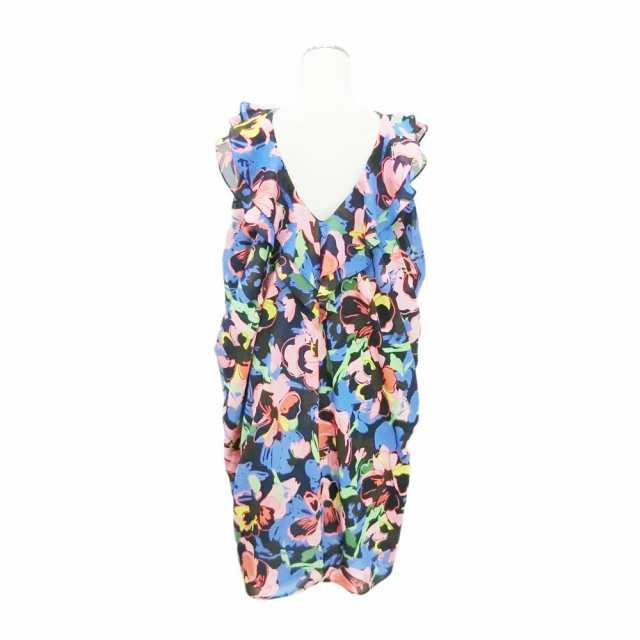 H M Floral Ruffle Sleeveless Dress 42 エイチアンドエム 花柄 フリル ノースリーブ ワンピース 中古 の通販はau Pay マーケット Jimu