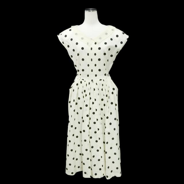 Example I エグザンプル ロカビリードットワンピース 水玉 日本製 Made In Japan 中古 の通販はau Pay マーケット Jimu