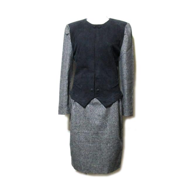 Trussardi トラサルディ 42 イタリア製 レザー切替ワンピース 0980 中古 の通販はau Pay マーケット Jimu