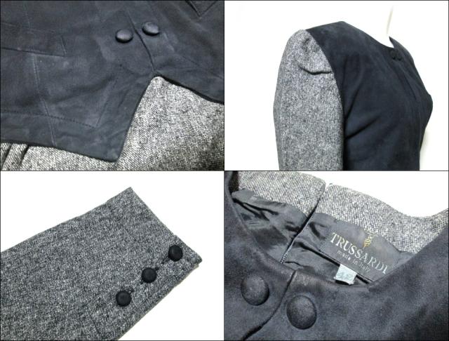Trussardi トラサルディ 42 イタリア製 レザー切替ワンピース 0980 中古 の通販はau Pay マーケット Jimu