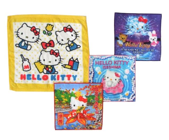 廃盤 Hello Kitty ハローキティ ハンカチ4枚セット タオル Sanrio サンリオ 中古 の通販はau Pay マーケット Jimu