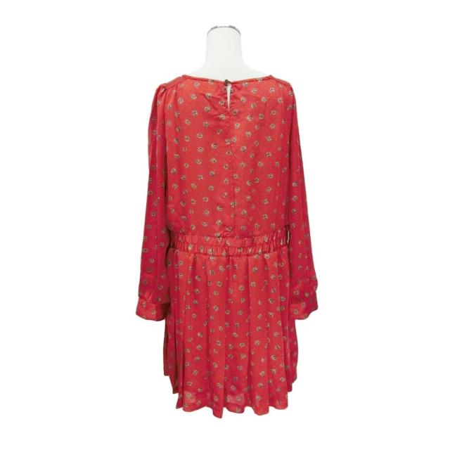 W Closet ダブルクローゼット F レトロ デザインワンピース 赤 0927 中古 の通販はau Pay マーケット Jimu