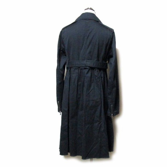 HYSTERIC GLAMOUR ヒステリックグラマー「F」ライダーズトレンチコート (黒 ジャケット) 101960【中古】｜au PAY マーケット