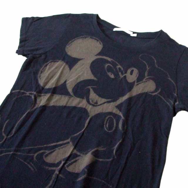 Uniqlo Disney ユニクロ ディズニー Xl 限定 ミッキーマウスtシャツ 紺 ネイビー 半袖 中古 の通販はau Pay マーケット Jimu
