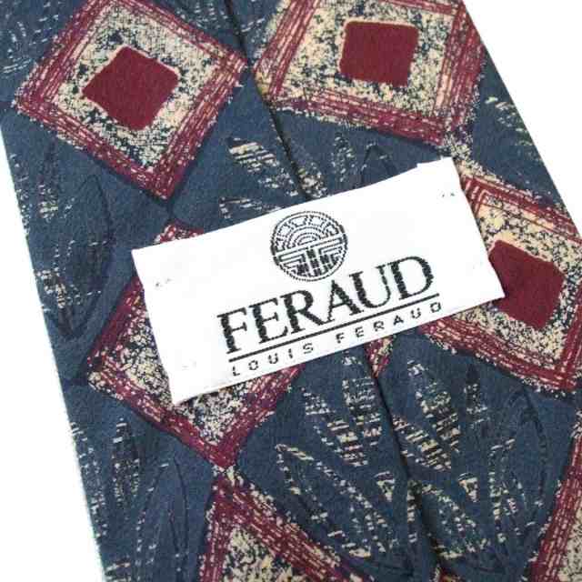 新品】 FERAUD LOUIS FERAUD ルイフェロー イタリア製 シルクネクタイ