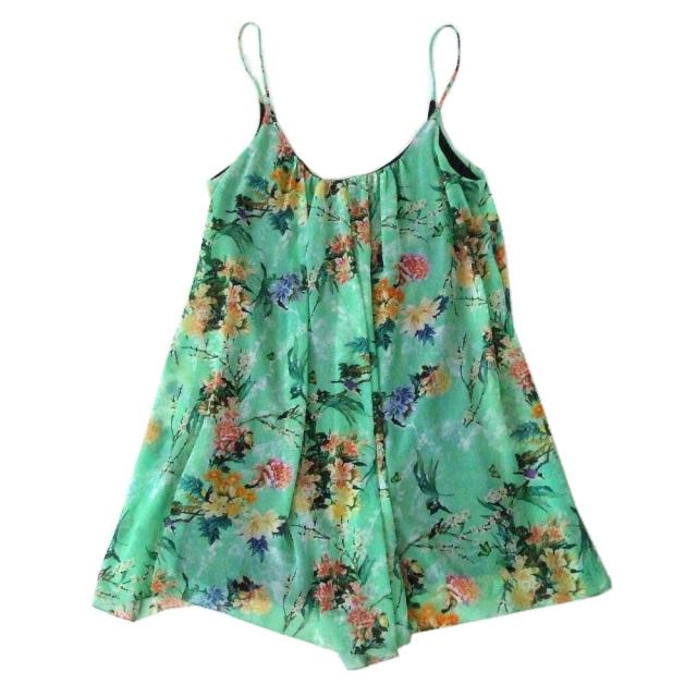 美品 Zara ザラ フラワーチュニックドレープワンピース 緑 カットソー ドレス 中古 の通販はau Pay マーケット Jimu