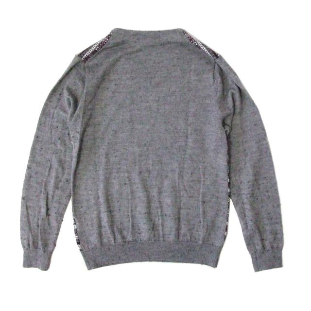 Comme Ca Ism コムサイズム M ノルディック柄vネックニットセーター グレー 中古 の通販はau Pay マーケット Jimu