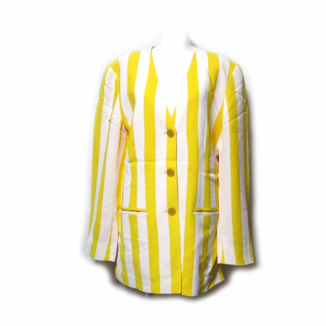 美品 Vintage Kenzo ヴィンテージ ケンゾー 38 フランス製 マオカラーストライプジャケット 106903 中古 の通販はau Pay マーケット Jimu