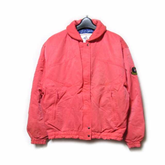 Vintage old MONCLER ヴィンテージオールド モンクレール「9」レトロダウンジャケット (ピンク スキー ビンテージ)  110474【中古】｜au PAY マーケット