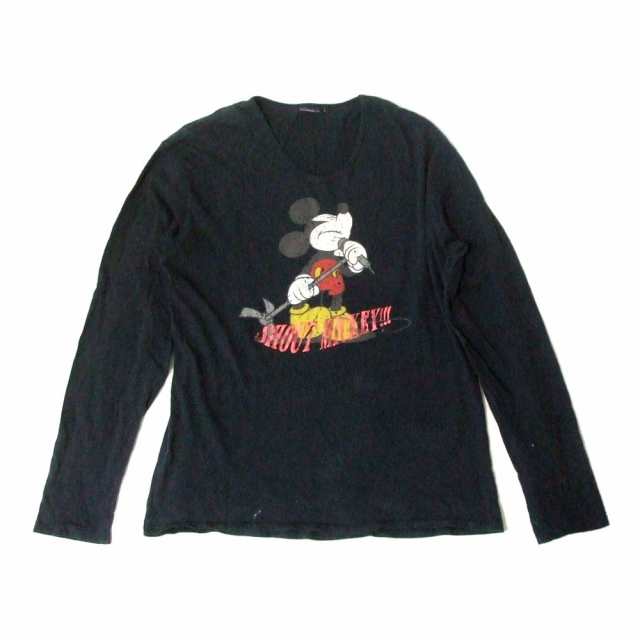 Disney ディズニー クラシックミッキーマウスロンtシャツ 黒 長袖 マイク 中古 の通販はau Pay マーケット Jimu