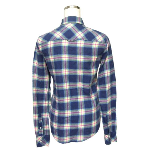 Abercrombie Fitch A F アバクロンビー フィッチ タータンチェックネルシャツ 長袖 ブルー ピンク アバクロ 中古 の通販はau Pay マーケット Jimu