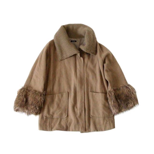 Emoda エモダ ドンキーファーコート キャメル 毛皮 ａライン 中古 の通販はau Pay マーケット Jimu