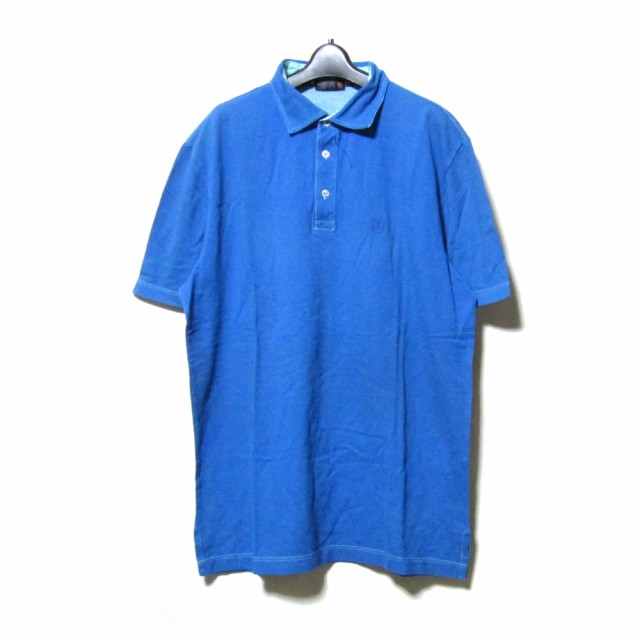 Cornelian コルネリアーニ「54」イタリア製 定番ポロシャツ (青 ブルー