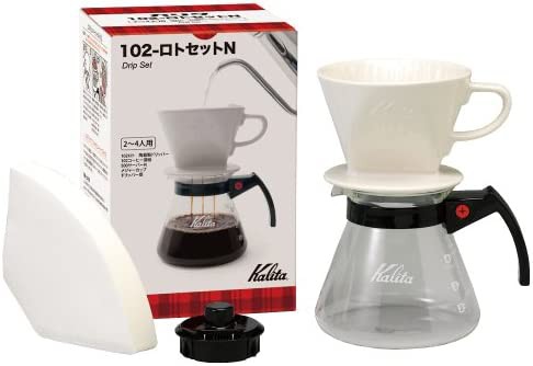 カリタ Kalita コーヒー ドリップセット 102-ロトセットN (2~4人用) #35163