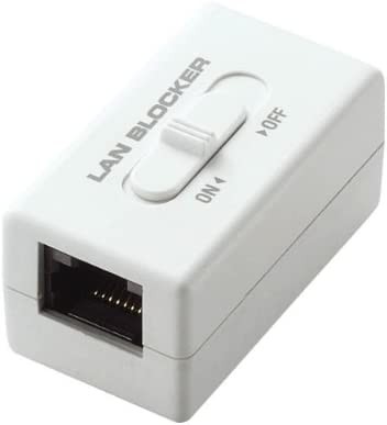 エレコム データロック中継コネクタ 10/100BASE-TX対応 ギガビット非対応 LD-DATABLOCK01 ホワイト