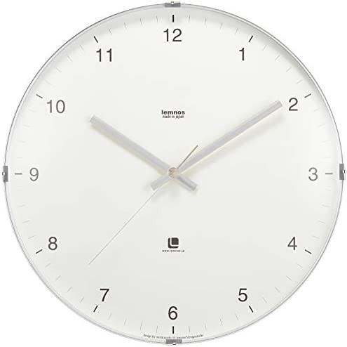 レムノス 掛け時計 アナログ ノースクロック 白 North clock T1-0117