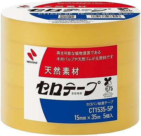 ニチバン セロテープ 大巻 15mm×35m CT-15355P 5巻