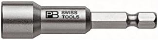 ピービースイスツールズ(PB Swiss Tools) E6-200-8M ソケットビット(マグネット付) E6-200-8M