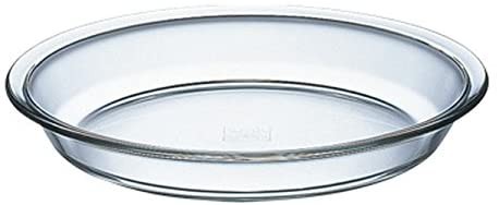 iwaki(イワキ) 耐熱ガラス パイ皿 外径25×高さ3.8cm Lサイズ KBC209