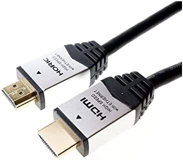 【送料無料】ホーリック プレミアムハイスピードHDMIケーブル 5m 18Gbps 4K/60p HDR HDMI 2.0規格 シルバー HDM50-885SV