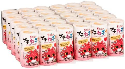 シャイニー プチねぶたりんごジュース 125ml×30本