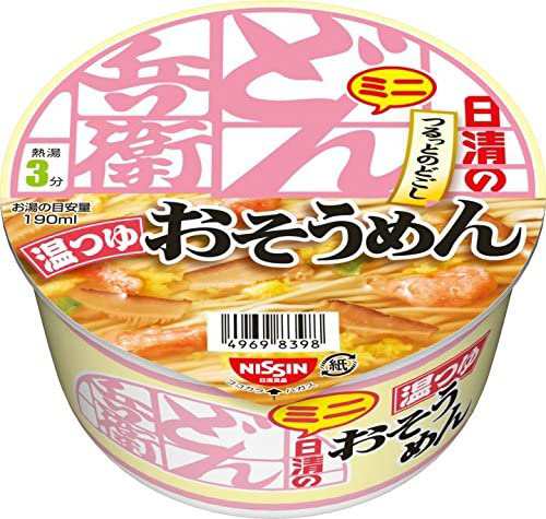 【送料無料】日清食品 どん兵衛 温つゆおそうめんミニ 35g×12個