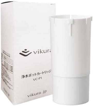 【送料無料】vikura (ビクラ) 浄水ポット カートリッジ VC-P1 【 ポット型浄水器 ： 浄水器のパイオニア ゼンケン （ zenken 製） 代表商