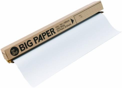 マルアイ 模造紙 白 大判 ドット罫 BIG PAPER 765mm幅 20枚 D-21