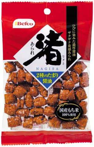 【送料無料】栗山米菓 渚あられ(しょうゆ) 50g×10袋