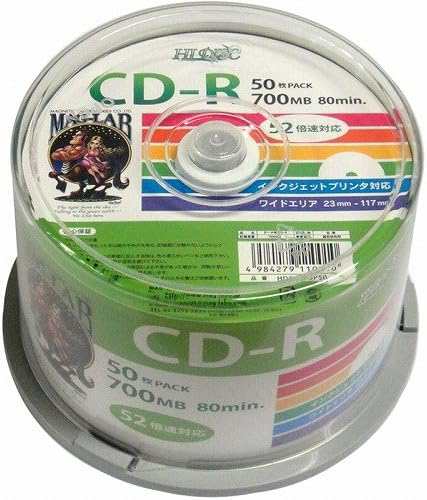 HI-DISC データ用CD-R HDCR80GP50 (700MB 52倍速 50枚)