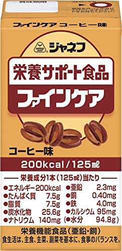 ジャネフ ファインケア栄養サポート飲料 コーヒー風味 125ml×12個