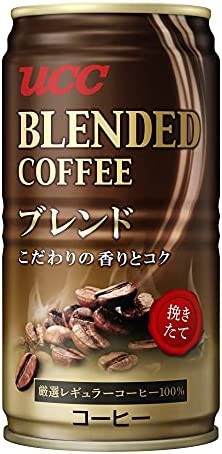 【送料無料】UCC ブレンドコーヒー缶 185g×30本