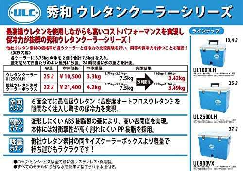 色: ブルー 容量10.4L】秀和SHU-WA フィッシングクーラー ウレタン-