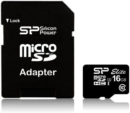シリコンパワー microSD カード 16GB class10 UHS-1対応 最大読込85MB/s アダプタ付 永ブラック SP016GBSTHBU1V10SP