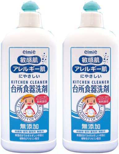 エルミー 敏感肌用台所食器洗剤 300ml×2個セット