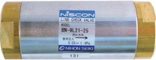 日本精器/NIHONSEIKI ラインチェック弁 25A BN9L2125(3954498) JAN