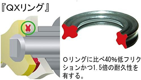 EK(イーケー) バイク用チェーン 520SR-X2 メタルレッド 94L MLJ