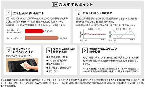 パナソニック ホットプレート IH 7段階火力調整 焼肉 ホットケーキ