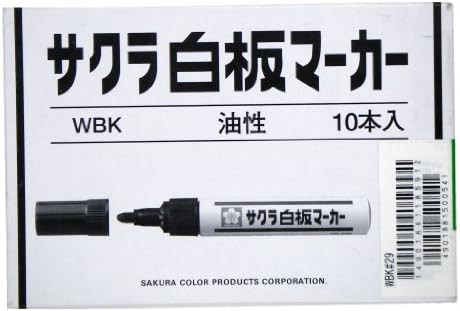 サクラクレパス ホワイトボードマーカー 中字 緑 10本 WBK#29-10