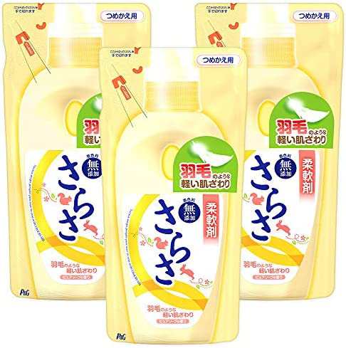 さらさ 柔軟剤 つめかえ用480ml×3個