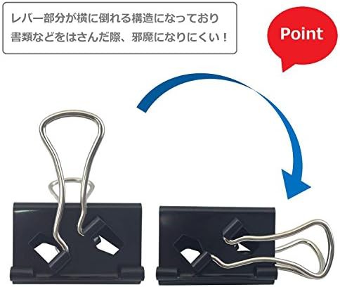 サンケーキコム サイドレバークリップ 大 SI-1BK-100 100個入 黒