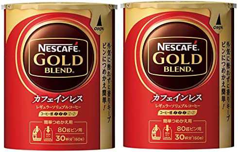 【送料無料】ネスカフェ ゴールドブレンド カフェインレス エコ & システムパック (詰め替え用) 60g×2個