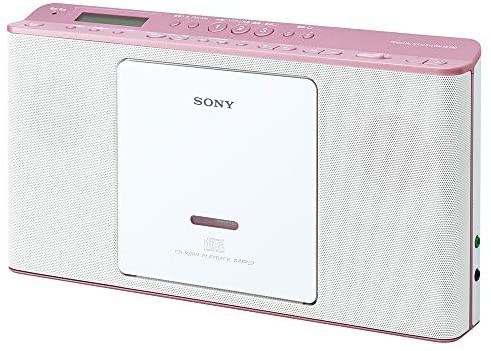 ソニー CDラジオ ZS-E80: FM/AM/ワイドFM対応 語学学習用機能搭載 ピンク ZS-E80 P